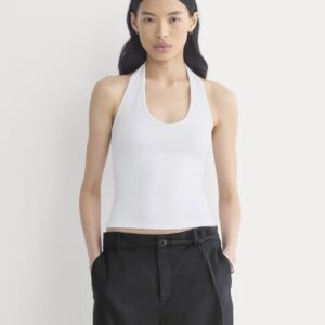 Halter Tank | White